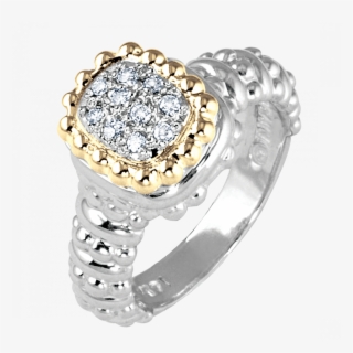 Cushion Shaped Diamond Cluster Ring • $1190 - Pre-engagement Ring #8185529