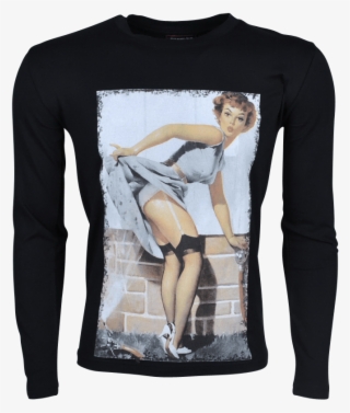Pin Up Girl - Long-sleeved T-shirt #8185567