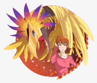 Digimon Images Sora And Phoniexmon Hd Wallpaper And - Cartoon #8186041
