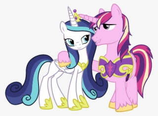 Cadence And Shining Armor - Celestia And Luna Color Swap #8186584