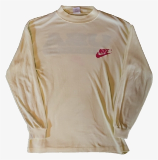 Vintage Nike 90s Grey Tag T Shirt Tee Usa Track Field - Long-sleeved T-shirt #8186949