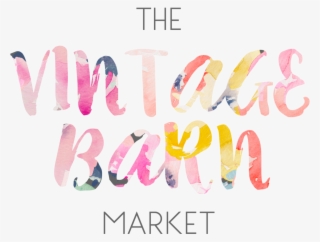 Vintage Barn Market In The Spring - Graphic Design #8187228