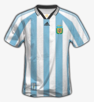Argentina, Con Passarella Como Entrenador, Llegó Hasta - Camisetas Del Mundial 1998 #8187448