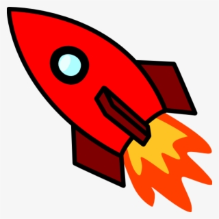 Rocket Clipart Red Rocket Clip Art At Clker Vector - Red Rocket Clipart #8190729