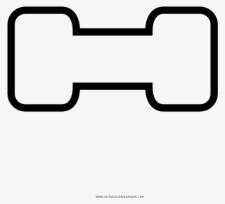 Dumbbell Coloring Page #8191701