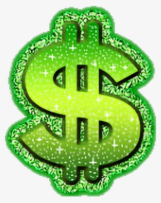 Money Sticker - Green Dollar Signs #8192293