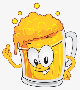 Cute Beer Cliparts - Emoticon Copo De Cerveja #8192491