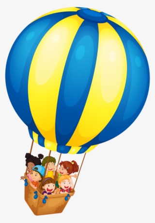 Patriotic Clipart Hot Air Balloon - Kids And Hot Air Balloons #8192563