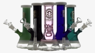 8" Mini Color Beaker With White Accent Water Pipe Bong - Corkscrew #8192797 8" Mini Color Beaker With White Accent Water Pipe Bong - Corkscrew #8192797