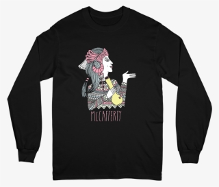 Bong Girl Long Sleeve Tee - Billie Eilish Orange Long Sleeve Shirt #8193079