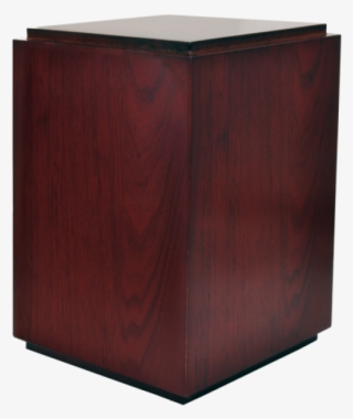 Classic Cherry Finish Wood Urn With Engraved Celtic #8193763