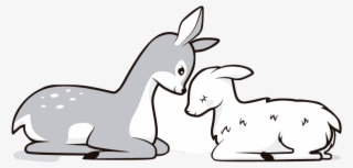 Fawn&lamb Original Blackwhite Burned #8194640