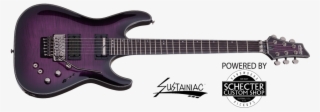 Schecter Blackjack Sls C-1 Fr S - Schecter Hellraiser Hybrid C 1 Purple #8194738