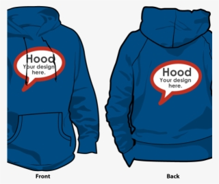 Hoodie Order Form Template - Black Hoodie Template Vector #8195212