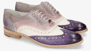 Oxford Shoes Amelie 10 Vegas Violet White Light Purple - Shoe #8195780