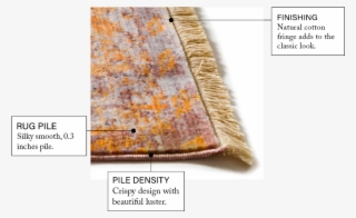 Global Treasures Zahra Gold Vintage Rug - Art #8195836