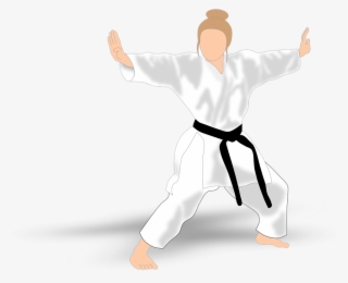 Kata Karate Martial Arts Girl Standing Defend - Karate #8196864