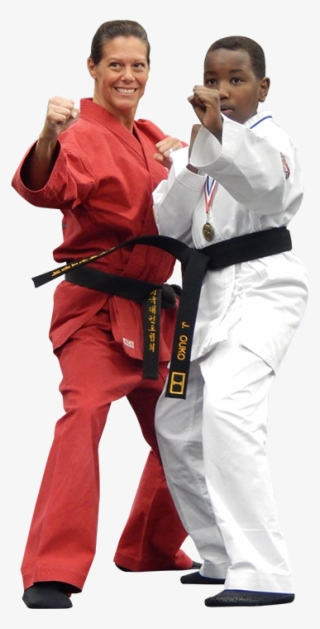 Instructor With Teen Martial Arts Student - Brazilian Jiu-jitsu #8197586
