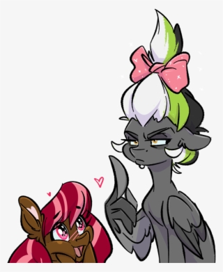 Kez, Blushing, Bow, Feather Fingers, Girly, Heart, - Cartoon #8198019