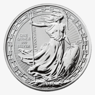 Britannia 2019 Oriental Border 1 Oz Silver Coin - Britannia 1oz Silver Bullion Coin #8199453