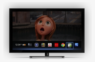 Android Kitkat Tipped To Transparent Background - Google Tv #8199589