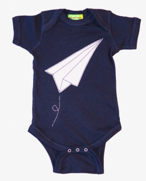 Boy's Paper Airplane Onesie - Sports Jersey #820028