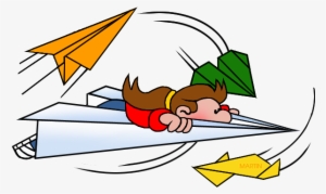 Paper Airplan - Paper Airplanes Clipart #820070