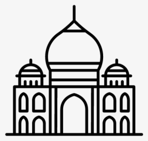 Taj Mahal Vector - Taj Mahal Vector Png #820495