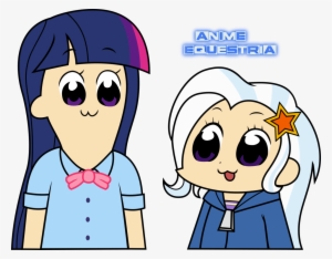 Anime-equestria, Bowtie, Clothes, Duo, Equestria Girls, - Equestria #820514