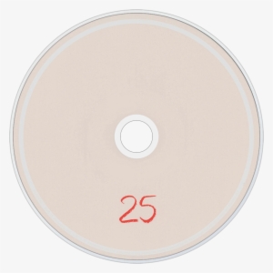 Adele 25 Cd Disc Image - Circle #820608