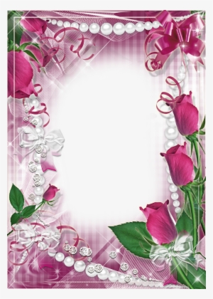 Flowers Gif, Borders And Frames, Rose, String Art, - Picture Frame #820706