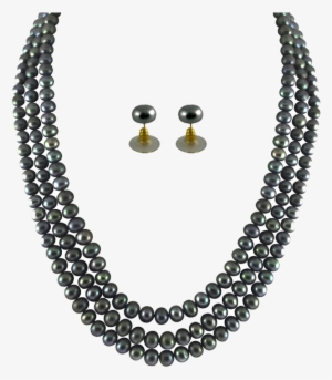 Sold Times - Three Line Pearl Necklace #820972