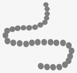 Svg Transparent Library Clip Art At Clker Com Vector - String Of Pearls Clipart #821347