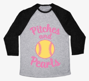 Pitches And Pearls Baseball Tee - Change My Mind Shirt #821701