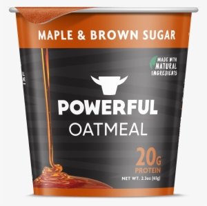 Powerful High Protein Instant Oatmeal Maple & Brown - Image One Corporation #821788
