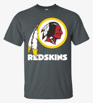 Washington Redskins Logo Football Men's T-shirt - Washington Redskins #821873