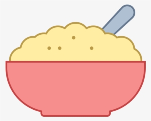 Instant Oatmeal, Baked Apple - Bowl Porridge Clipart Png #822421