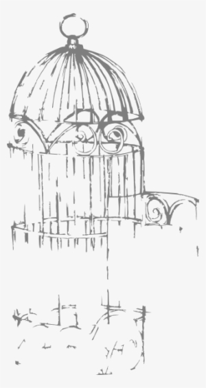 How To Set Use Grey Birdcage With Open Door Clipart #822472