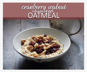 Cranberry Walnut Chia Seed Oatmeal - Drink #822606