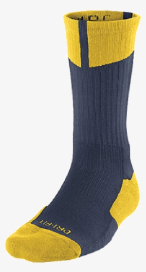 Socks Png Free Download - Navy And Yellow Nike Socks #823455