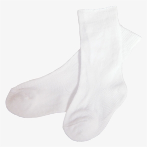 White Knee Length Nylon Dress Socks Baby Boys - White Knee Socks Png #823456
