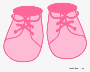 Free Baby Shower Clip Art - Blue Baby Shoes Clipart #823602