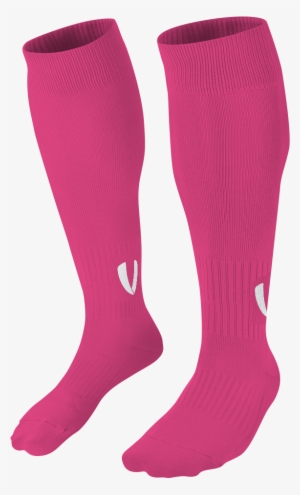 Performance Socks - Pink - Long Black Football Socks #824114