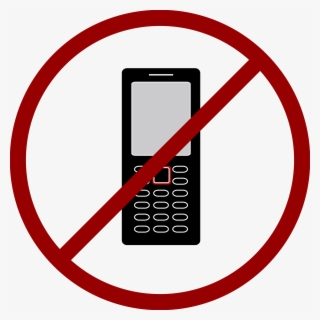 No Cell Phone Clipart - Phone With X Through #825258