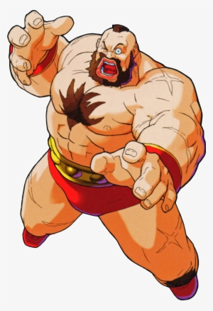 Zangief As He Appears In Marvel Super Heroes Vs Street - Zangief Marvel Vs Street Fighter #825333