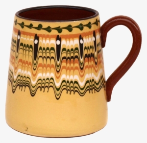 Pottery Yellow Beer Mug - Ceramic #825703