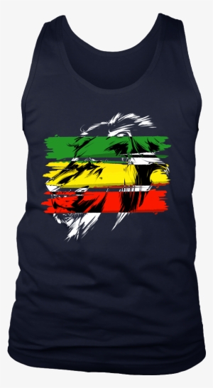Jamaican Flag Lion Of Judah Rasta Reggae Roots Tank - Birthday Boy-kings Are Born In September (go) T-shirt #825710