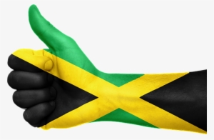 Jamaica Flag Hand National Fingers Patriot - Jamaica Thumbs Up #826051