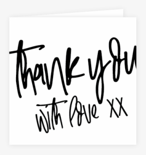 Bride Scribe Thank You Card - Calligraphy #826940