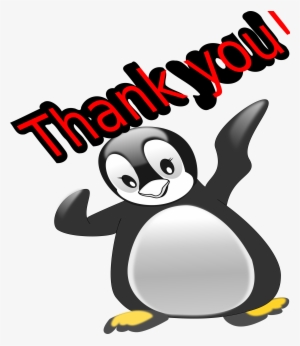 Clip Library Download Thank You Penguin Big Image Png - Png Transparent Clipart Thank You #827165